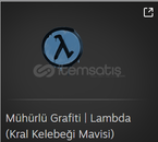 2 adet Mühürlü Grafiti | Lambda 