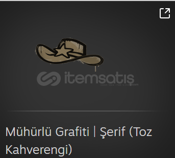 2 adet Mühürlü Grafiti | Şerif (Toz Kahverengi) 2 adet Mühürlü Grafiti | Şerif (Toz Kahverengi)