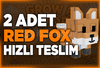 ⭐2 Adet Red Fox Grow a Garden⭐Hızlı⭐