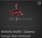 2 adet Sealed Graffiti | Jump Shot (Blood Red)