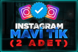 ✅2 ADET✅[ÜCRETSİZ]+[KALICI]⭐MAVİ TİK METHODU⭐