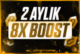 [2 Aylık] 8x BOOST ⭐️STOK VAR⭐️