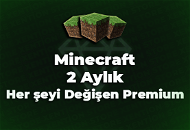 [2 AYLIK] Minecraft Her şeyi Değişen Premium