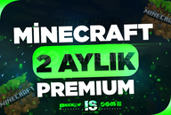 ⭐ 2 Aylık Minecraft Premium⭐