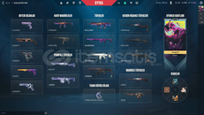 2 BIÇAK 2 VANDAL 2 PHANTOM 55 SKİNLİ HESAP
