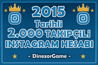 2 BİN TAKİPÇİLİ ESKİ TARİHLİ İNSTAGRAM HESABI 2 BİN TAKİPÇİLİ ESKİ TARİHLİ İNSTAGRAM HESABI