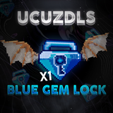 2 Blue Gem Lock