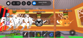 2 Efektli Spooky Lucky Block SAB