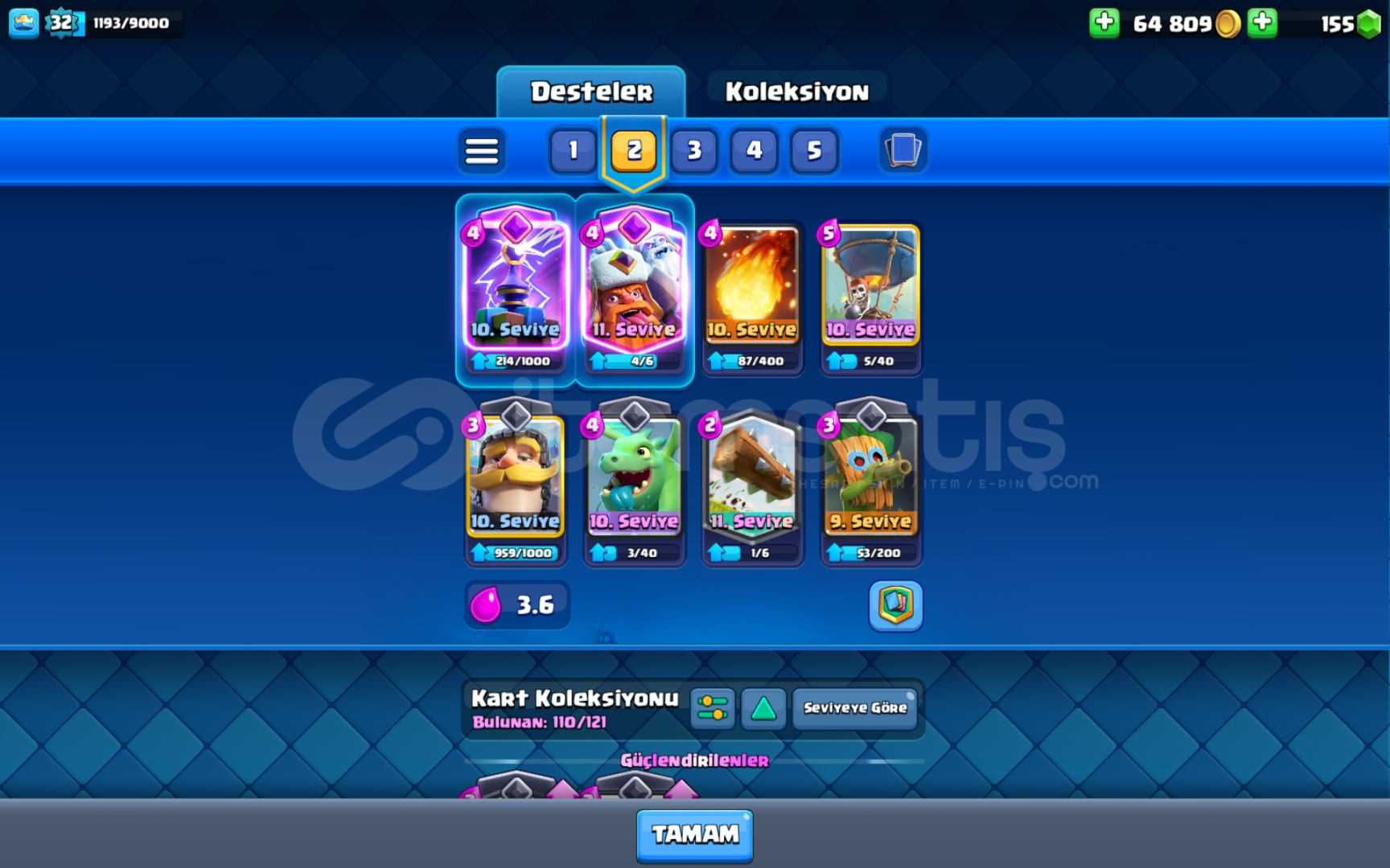 ⚡️2 EVRİM 5500 KUPA CR HESABI ⚡️ ⚡️2 EVRİM 5500 KUPA CR HESABI ⚡️