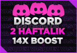 [2 HAFTALIK]⭐ Discord 14x Boost ⭐