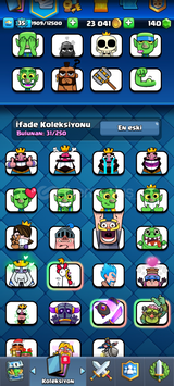 2 HESAP 1 ARADA BRAWL CLASH ROYALE ÇOK UCUZ