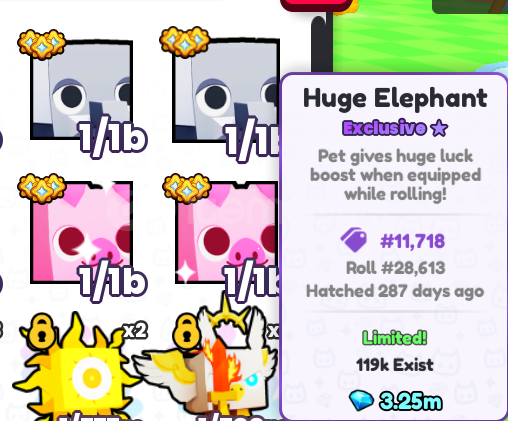 2 Huge Elephant | PETS GO! 2 Huge Elephant | PETS GO!