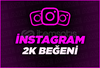 2 K İNSTAGRAM BEĞENİ - HIZLI GÖNDERİM