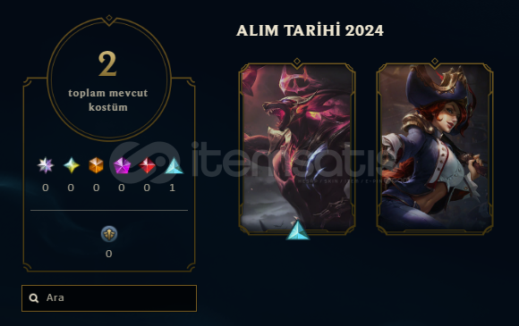 2 Kostümlü 27 Level EUW Hesap 2 Kostümlü 27 Level EUW Hesap