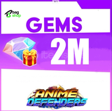 ⭐ 2 M (2000K) Gems ⭐️Anime Defenders (AD)