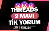 2 Mavi Tikli Threads Özel Yorum - KEŞFET