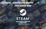 ⭐ 2 Popüler Oyun Garantili Steam Random Hesap⭐