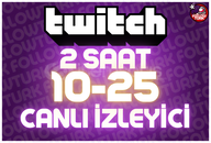 ⭐ 2 Saat 10-25 Canlı İzleyici ⭐