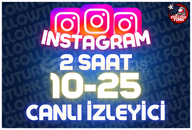 ⭐ 2 Saat 10-25 İnstagram Canlı İzleyici ⭐