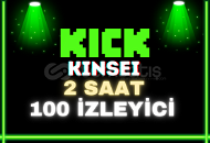 2 SAAT 100 Kick CANLI İZLEYİCİ
