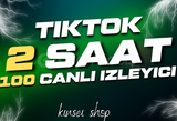 2 SAAT 100 TIKTOK CANLI IZLEYICI ✅