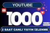 ⭐2 Saat 1000 Youtube Canlı Yayın İzleyicisi ⭐