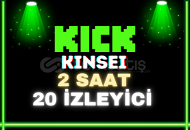 2 SAAT 20 Kick CANLI İZLEYİCİ