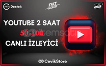 ⭐2 Saat 50-100 Youtube Canlı İzleyici⭐