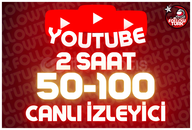 ⭐ 2 Saat 50-100 Youtube Canlı İzleyici ⭐