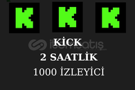 ⭐️[2 SAAT] 7/24 OTO 1000 KİCK CANLI İZLEYİCİ⭐️