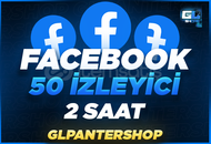 ⭐[2 SAAT] Facebook 50 Canlı Yayın İzlenme ⭐
