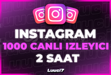 ⭐[2 SAAT] | İNSTAGRAM 1000 CANLI İZLEYİCİ⭐