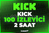 ⭐[2 SAAT] | KİCK 100 CANLI İZLEYİCİ⭐