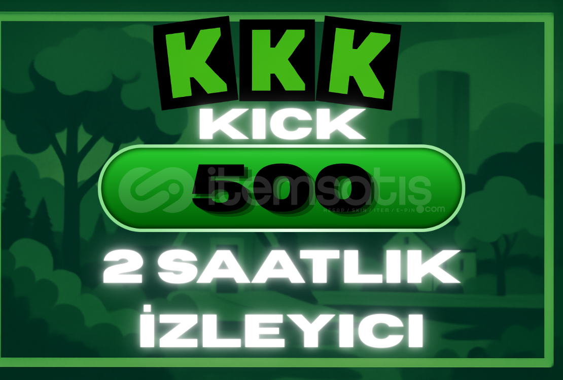 ⭐2 Saat ⭐KİCK 500 İzleyici  ⭐2 Saat ⭐KİCK 500 İzleyici