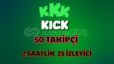 ⭐2 SAAT⭐KİCK Canlı Yayın Paket⭐