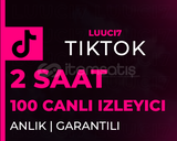 ⭐[2 SAAT] TİKTOK 100 CANLI İZLEYİCİ⭐