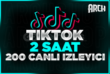 ⭐[2 SAAT] TİKTOK 200 CANLI İZLEYİCİ⭐