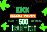 2 SAAT YAYINDA DURAN 500 İZLEYİCİ