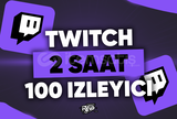 ⭐ 2 SAATLİK ⭐ 100 İZLEYİCi TWITCH ⭐