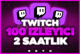 ⭐ 2 SAATLİK ⭐ 100 İZLEYİCi TWITCH ⭐