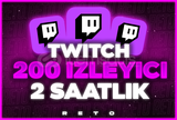 ⭐ 2 SAATLİK ⭐ 200 İZLEYİCi TWITCH ⭐