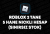 ⚡2 Tane 5 Hane Nickli Hesap⚡