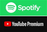 1 Aylık Youtube-Spotify (Kendi Hesabınıza)