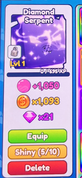 2 X BGS İNF MYTHİC DİAMOND SERPENT 