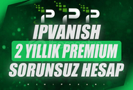 ⭐[+2 YILLIK] IPVanish Premium Hesap