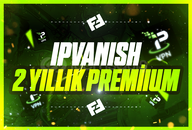 ⭐2 YILLIK IPVANISH PREMIUM HESAP/GARANTİLİ⭐