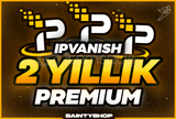 ⭐[+2 YILLIK] IpVanish Premium Hesap | Sorunsuz✅