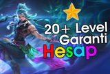 20 - 100 Level Garanti | Random Hesap - MLBB ⭐