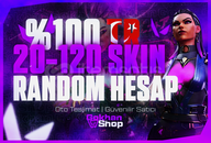 ⭐%100 TR 20-120 Skin Garantili Random Hesap⭐