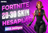 20-30 SKIN PREMIUM MAİL DEĞİŞEN FORTNITE HESAP